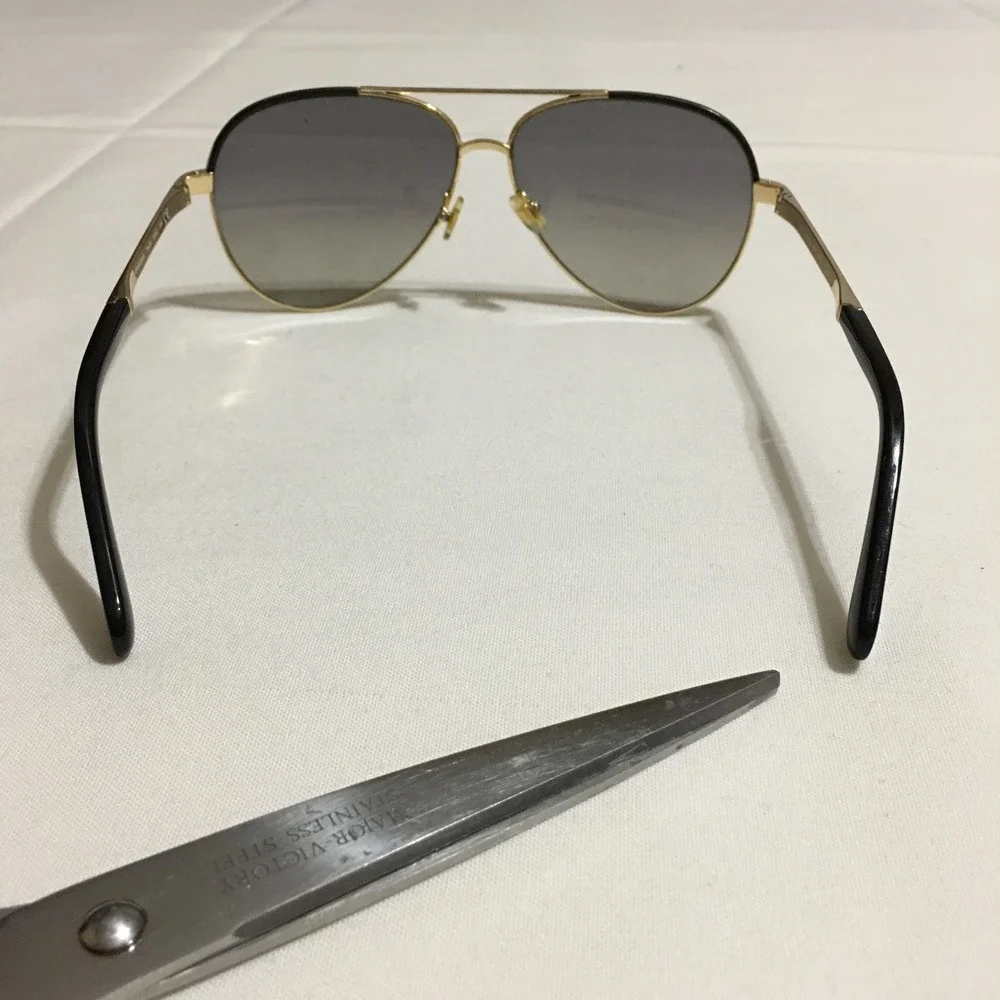 Kate Spade Amarissa/S Gold Aviator Sunglasses Gold Frame RHLDX 59-12-135